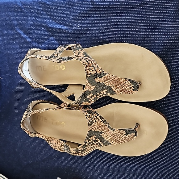 Me Too thong style animal print sandals - Picture 2 of 4